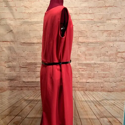 Jones Studio pink dress sz 10 belt career summer