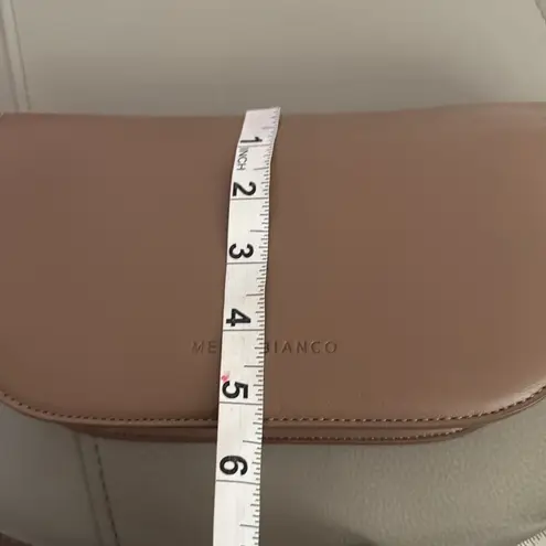 Melie Bianco Vegan Leather Shoulder Bag Adjustable Strap