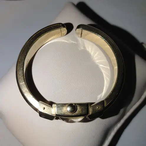 Wittnauer Watch 10K GF Gold Filled Wind Up Vintage Cuff Bracelet Chain Clasp