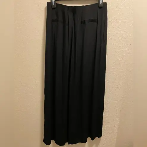 Lulus  Stroll on Over Black Button-Front Wide Leg Pants Size M - Image 11