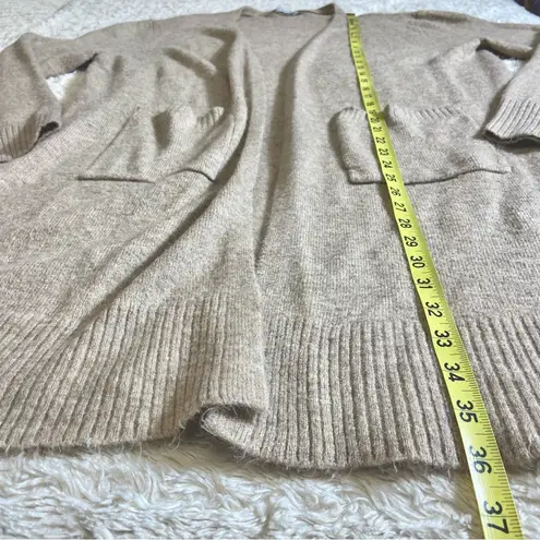 Serra Tan Camel Teddy Soft Long Open Cardigan XL