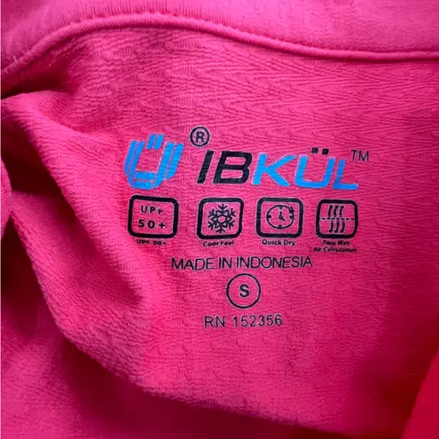 IBKUL WOMEN'S LONG SLEEVE MOCK NECK 1/4 ZIP TOP