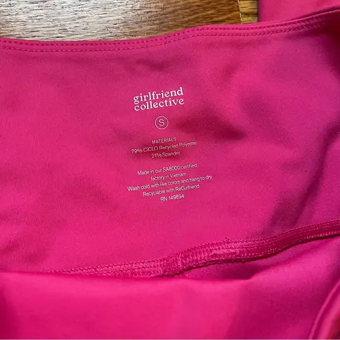 Girlfriend Collective hot pink leggings size small