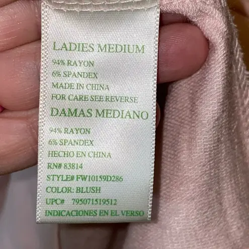 Green Tea NWT Pink Soft & Yummy Loose Coke Neck Top