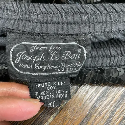 Elegant Women’s Black XL Sequin Skirt Event Cocktail Party Holiday Dance**READ**