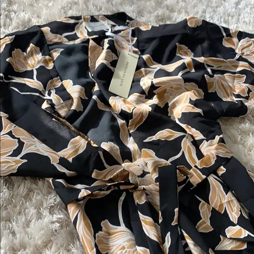 NWT Gorgeous Madison Di Soir Robe Black