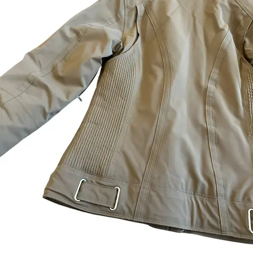 Obermeyer Tan Ski Jacket Waist Length Snowboarding Winter Snow Size 6 Women's