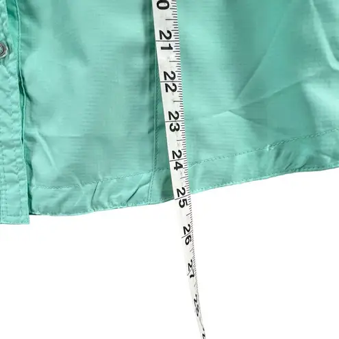 Stillwater Supply Top Womens M Aqua Green Ripstop Outdoor UPF Sleeveless Shirt Size M