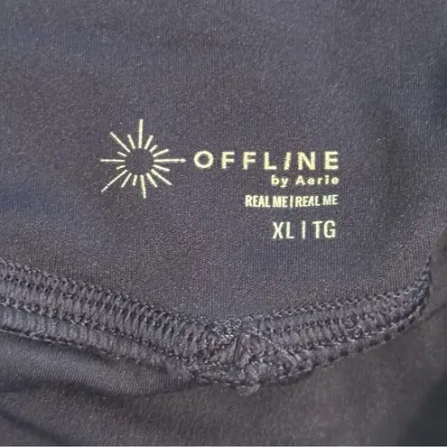 Aerie  Real Me Crossover Flowy Short in Royal Navy thumbnail 4