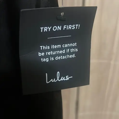 Lulu's Black Mini Pencil Skirt Night Out Size M