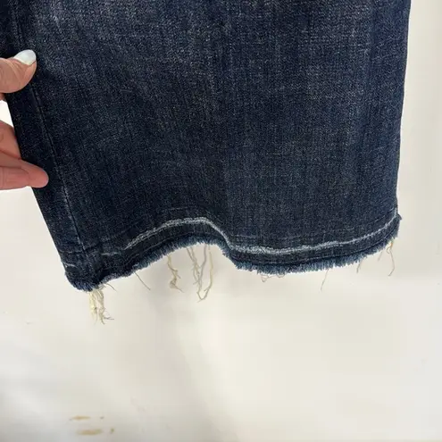 Seven7 Jeans Blue Flare Wide Leg Jeans Distressed Details Raw Hem Plus Size 16