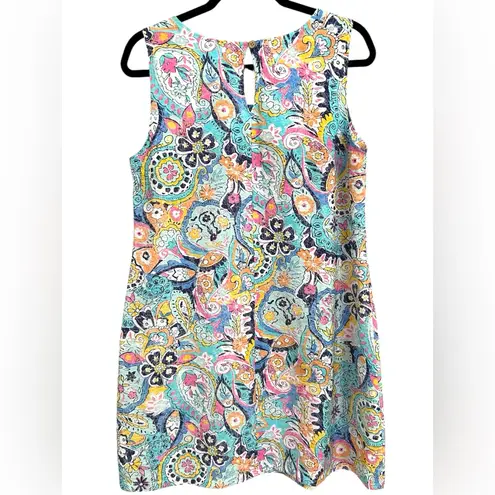 Habitat Escape by Clothes Womens Dress Floral Sleeveless Shift Colorful Sz Small