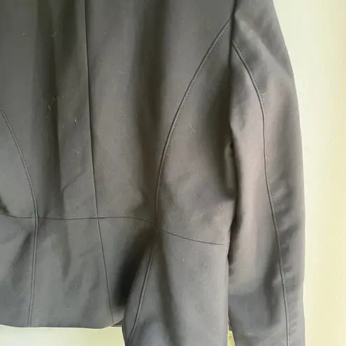Catherine Malandrino Black Blazer Jacket Size 12 Career Work Minimalist