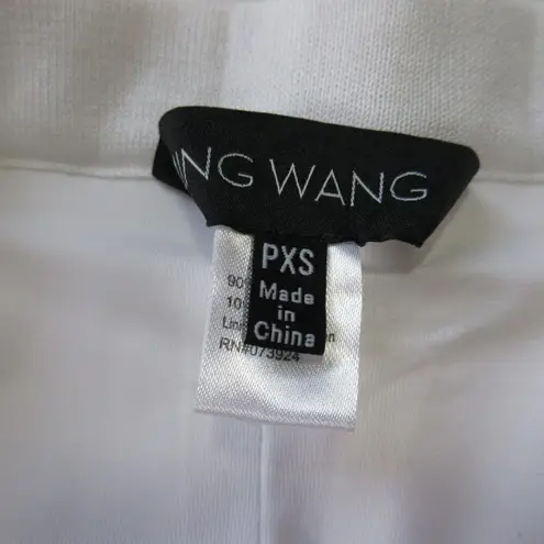 Ming Wang NWT Petite Lined Straight Leg Knit Pant in White Pull-on PXS