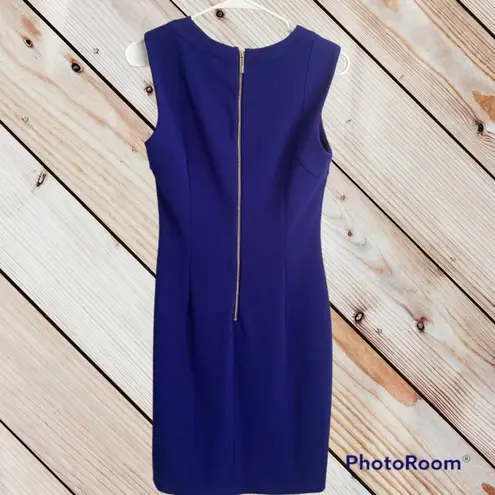 Calvin Klein EUC!  Sheath Dress in Sapphire Blue Size 6