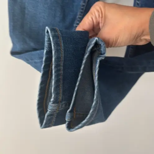 RE/DONE Original Women's Jeans Straight Button Fly High Rise Cropped Ankle