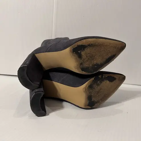 Estro gray suede zip up boots women size EU 37 / US 7 Black