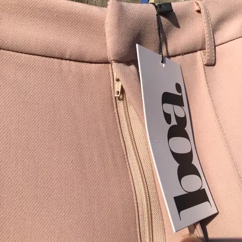 NEW Because of Alice BOA Wide Leg Suit Trousers Dusty Rose M Pink Size M