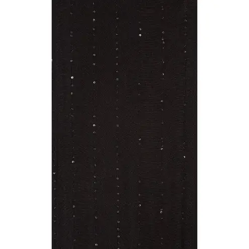 PQ Swim Angelica Sequined Tunic Cover Up Midnight Black Womens Size XS/S