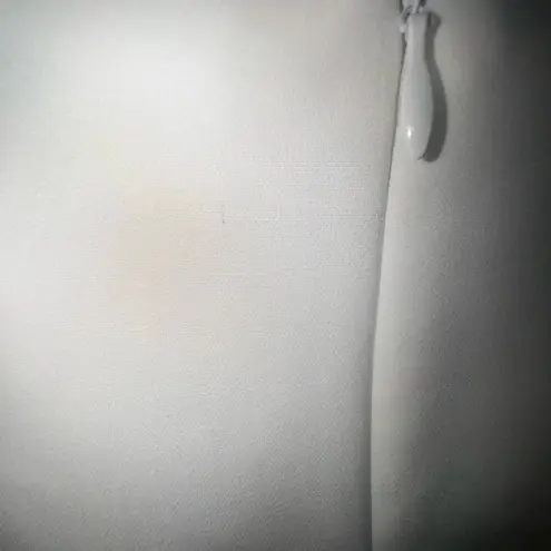 ZARA  women’s cream backless midi cocktail pencil dress with‎ pockets size small