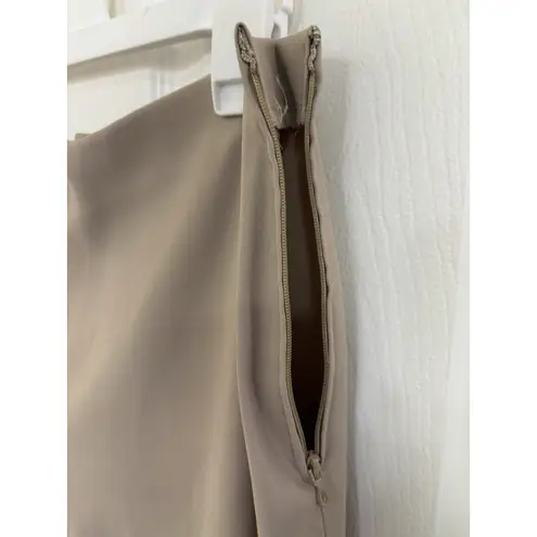 Lauren Vidal Paris Tan Pants Elastic Waist Size T5 US Size 12 Made in France