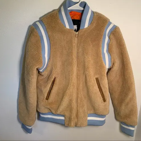 American Stitch Faux Fur Bomber Jacket Size M