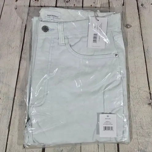 We Wore What Kick Flare Jeans Size 30 Stretch Denim Super Bleached - Image 12