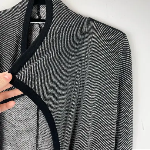 Max Mara Giacca Filato Knitting Yarn Silk Cashmere Blend Stripe Cardigan Sweater