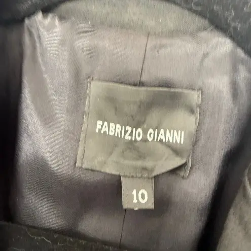 Fabrizio Gianni Women’s 10 Black Blazer Career Office Core