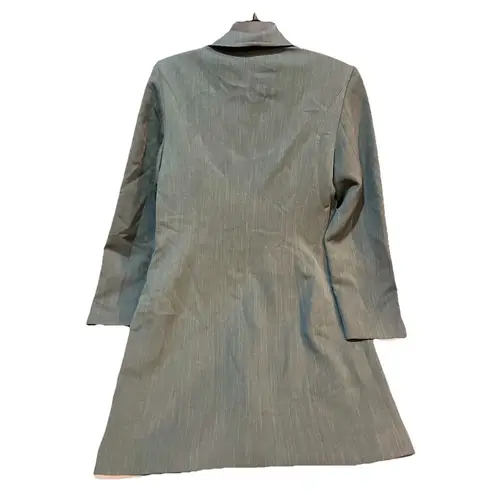 Taiga Paris Trench Coat Jacket Charcoal color size 12 Excellent condition.