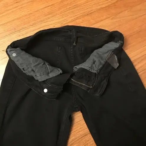 Acquaverde size 28 Black Chic & Casual Skinny Jeans Slim Y2K Rock n Roll Preppy