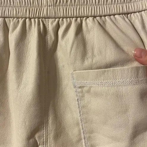 NANUSHKA VEGAN LEATHER YOLIE SHORTS Size XS