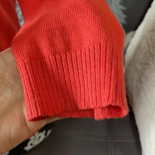 New York And Company Orange Cardigan Size M