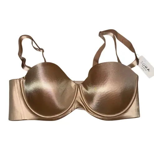 Soma Vanishing Strapless Bra Warm Amber Size 36D Style