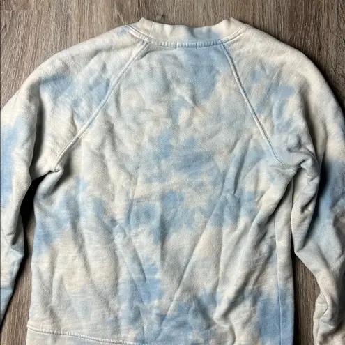 Faherty Bells Tie Dye Crewneck Sweatshirt Size Extra Small