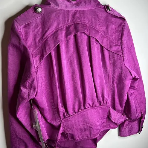 NWT Vintage Design Today’s Hot Fuchsia Pink 80’s Jacket Size L
