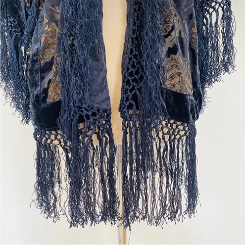 Denim & Supply Ralph Lauren Ralph Lauren beautiful velvet Denim & Supply fringe kimono