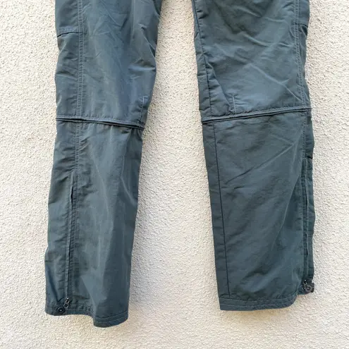 Kuhl Green Convertible Pants 6 Zip Off Shorts Roll Tab Hiking Travel