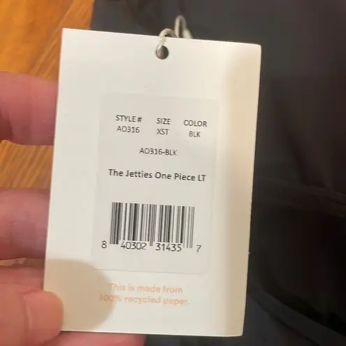 ANDIE The Jetties One Piece LT Swimsuit Black size XS Tall NWT long torso