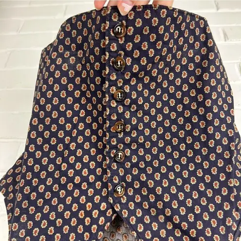 Vintage The Branch Div. Of Joshua Tree 70s Patterned Vest Sleeveless Top Purple Size XS