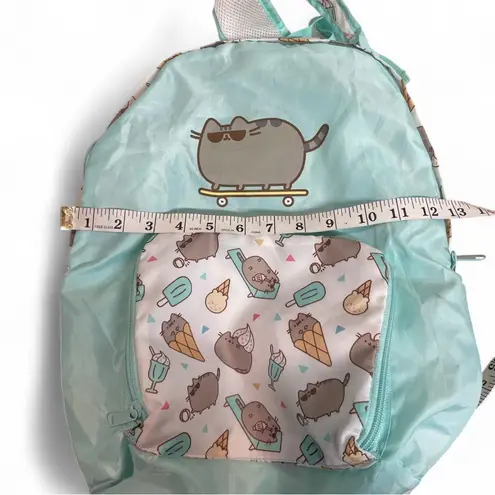 Pusheen Summer 2017 Box Fold Up Backpack Ice Cream Skateboard Mint Green
