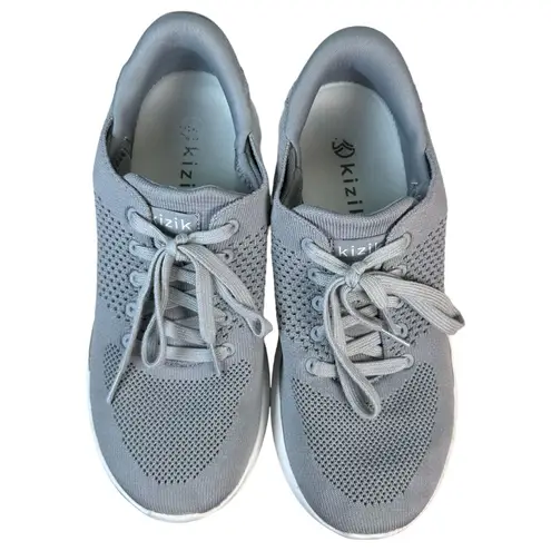 Kizik Lima Mesh Grey Slip In Easy On Sneaker Shoe Unisex Women's 9 Men's 7.5 Gray