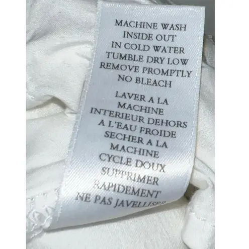 Frank & Eileen Pants Cotton Flax Twill Wicklow Italian Chino Chalk Slacks A48 White Size 6