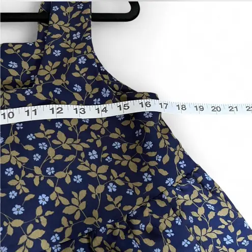 Moon River - Anthropologie blue Floral Print Dress sz xs