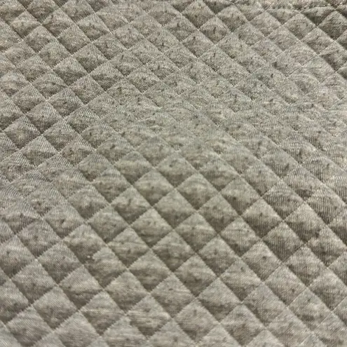 BTFBM Gray Textured Quarter Zip Long Sleeve Pullover Sweatshirt Womens Large