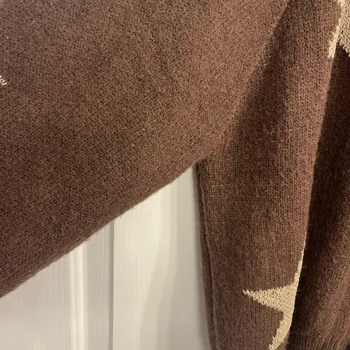 Lush Clothing Chocolate/ Cream short cardigan