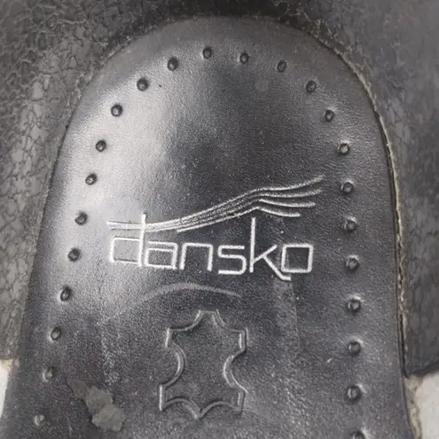 Dansko Women's Green Snake Print Shoes/Clogs Sz 39 SKU 3968