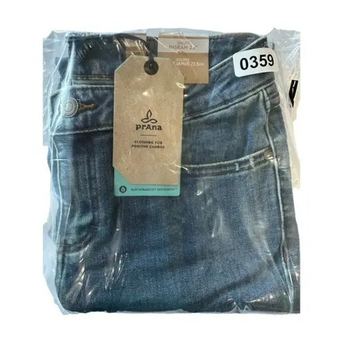 prAna ‎ Sienna Tue Blue Jeans Athleisure NWT 4/27 Short