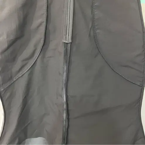 Sachin + Babi Structured Black Evening Gown 6 Ruffle cap sleeve Black Tie Formal