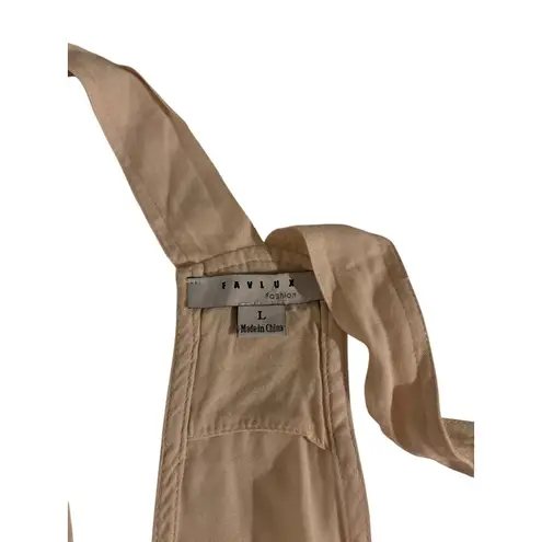 Favlux Fashion Women's Ivory Jumper Shorts Size L